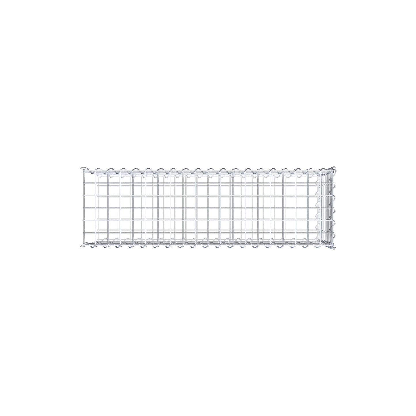 Anbaugabione Typ 2 100 cm x 40 cm x 30 cm (L x H x T), Maschenweite 5 cm x 5 cm, Spirale
