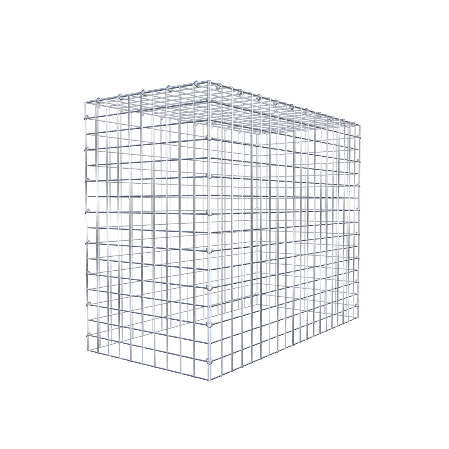 Anbaugabione Typ 3 100 cm x 80 cm x 50 cm (L x H x T), Maschenweite 5 cm x 5 cm, C-Ring
