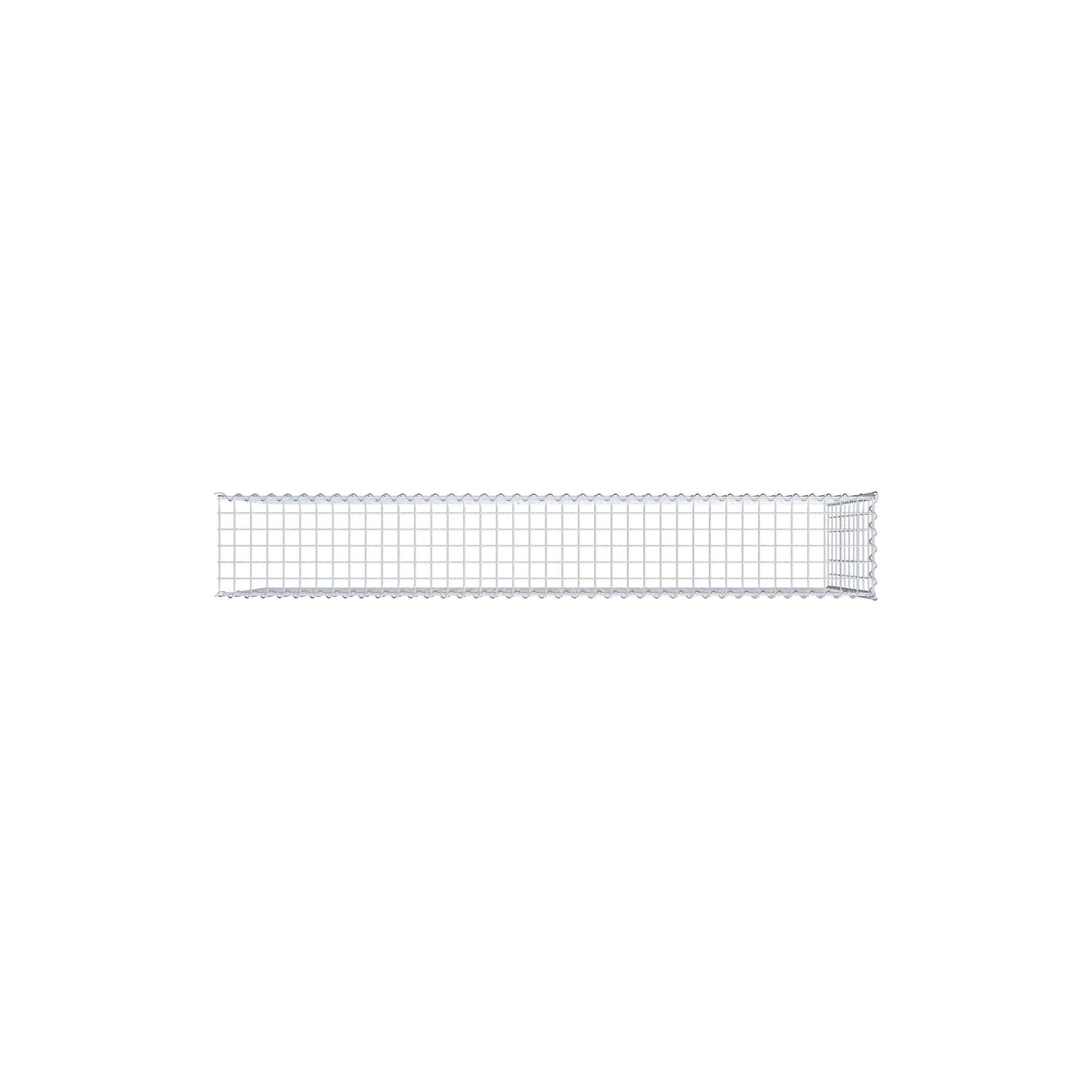 Opvokset gabion type 4 200 cm x 100 cm x 30 cm (L x H x D), maskestørrelse 5 cm x 10 cm, spiral