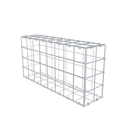 Gabion 80 cm x 40 cm x 20 cm (L x H x D), mesh size 10 x 10 cm, spiral ring