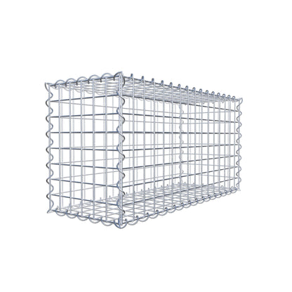 Gabion 80 cm x 40 cm x 30 cm (L x H x D), maskestørrelse 5 cm x 5 cm, spiral