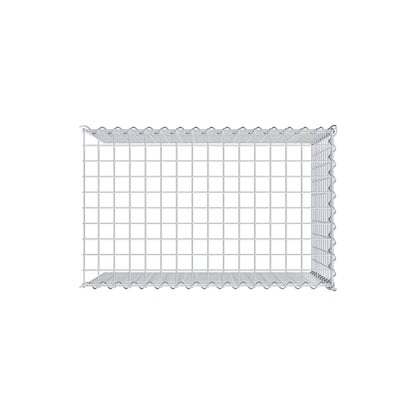 Gabbione aggiuntivo tipo 4 80 cm x 50 cm x 50 cm (L x H x P), dimensione maglia 5 cm x 5 cm, a spirale