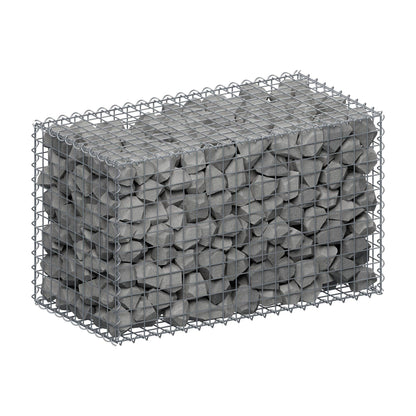 Gabion 100 cm x 60 cm x 50 cm (L x H x P), mailles 5 cm x 5 cm, spirale