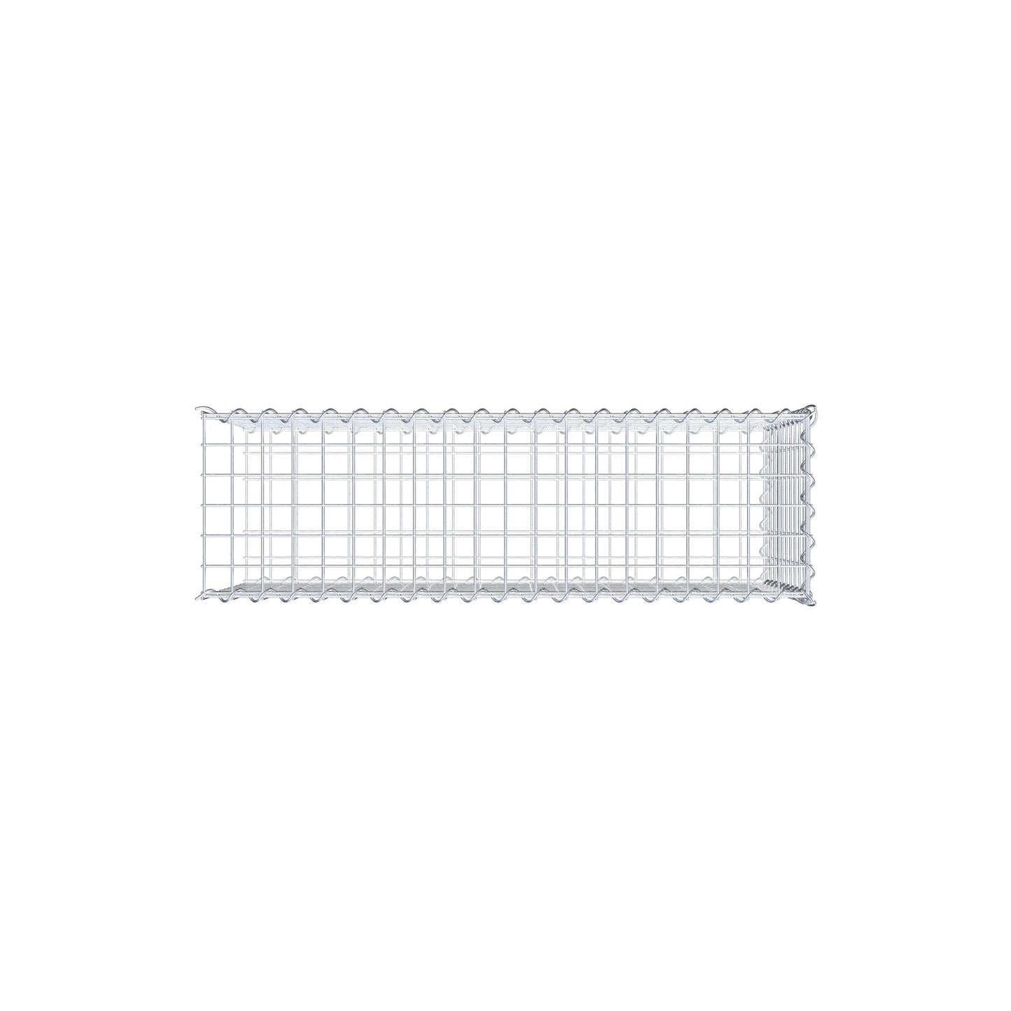 Gabião tipo 2 100 cm x 50 cm x 30 cm (C x A x P), malhagem 5 cm x 5 cm, espiral