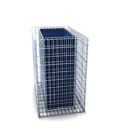 Højbed firkantet 100 cm x 100 cm x 60 cm (L x H x D), maskestørrelse 5 x 10 cm, vægtykkelse 10 cm