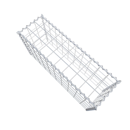 Opvokset gabion type 3 100 cm x 50 cm x 30 cm (L x H x D), maskestørrelse 10 cm x 10 cm, spiral