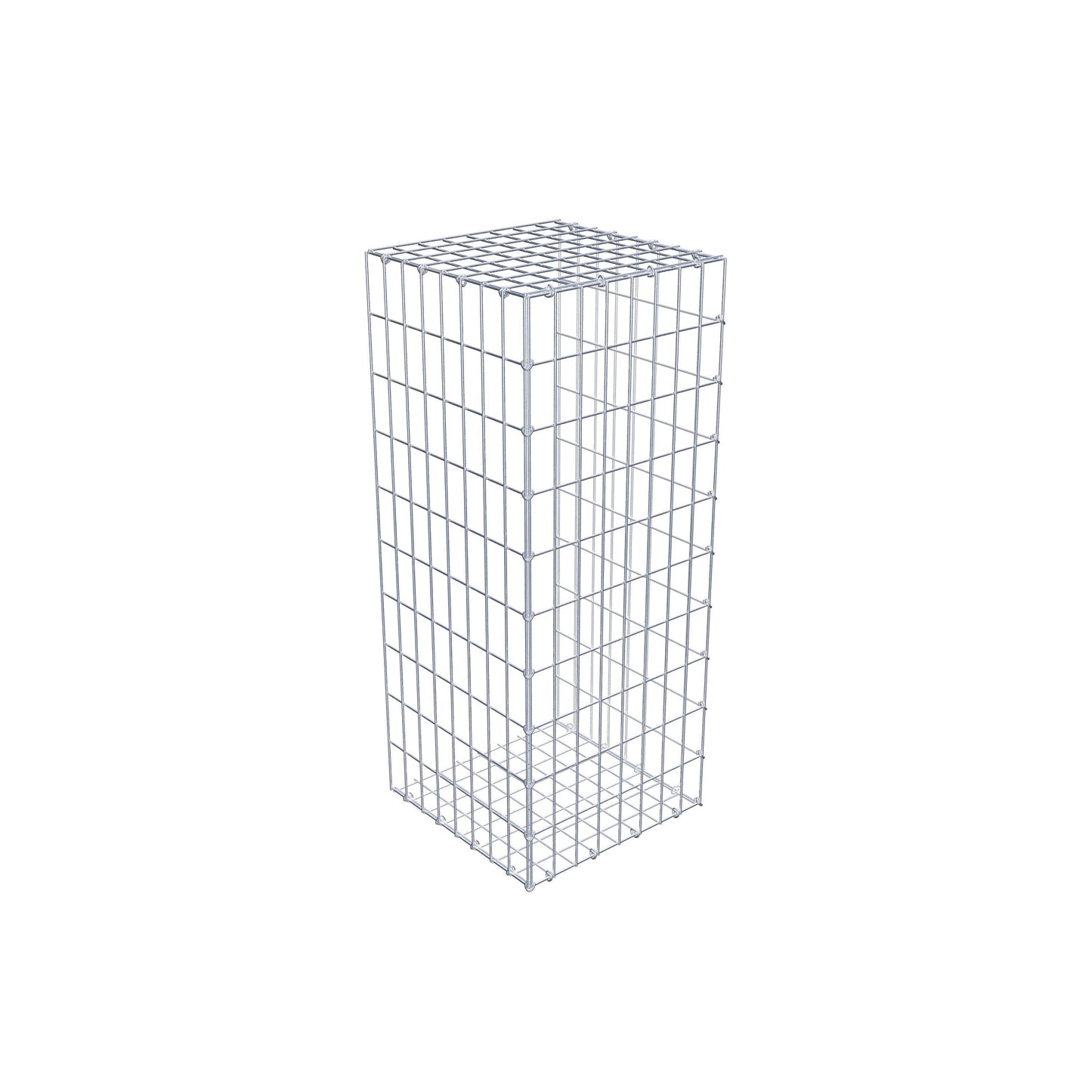Fourche rapportée type 2 100 cm x 40 cm x 40 cm, mailles 5 cm x 10 cm, anneau en C