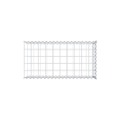 Gabbione aggiuntivo tipo 2 100 cm x 30 cm x 50 cm (L x A x P), maglia 10 cm x 10 cm, spirale