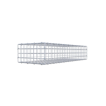 Gabion 100 cm x 20 cm x 40 cm (L x H x D), mesh size 5 cm x 5 cm, C-ring