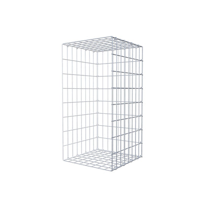 Anbaugabione Typ 2 80 cm x 40 cm x 40 cm, Maschenweite 5 cm x 10 cm, C-Ring