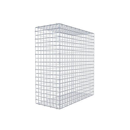 Gabion 100 cm x 90 cm x 40 cm (L x H x D), mesh size 5 cm x 5 cm, C-ring
