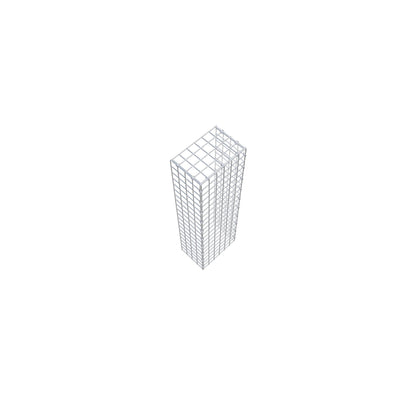 Fourche rapportée type 4 100 cm x 20 cm x 30 cm (L x H x P), mailles 5 cm x 5 cm, anneau C