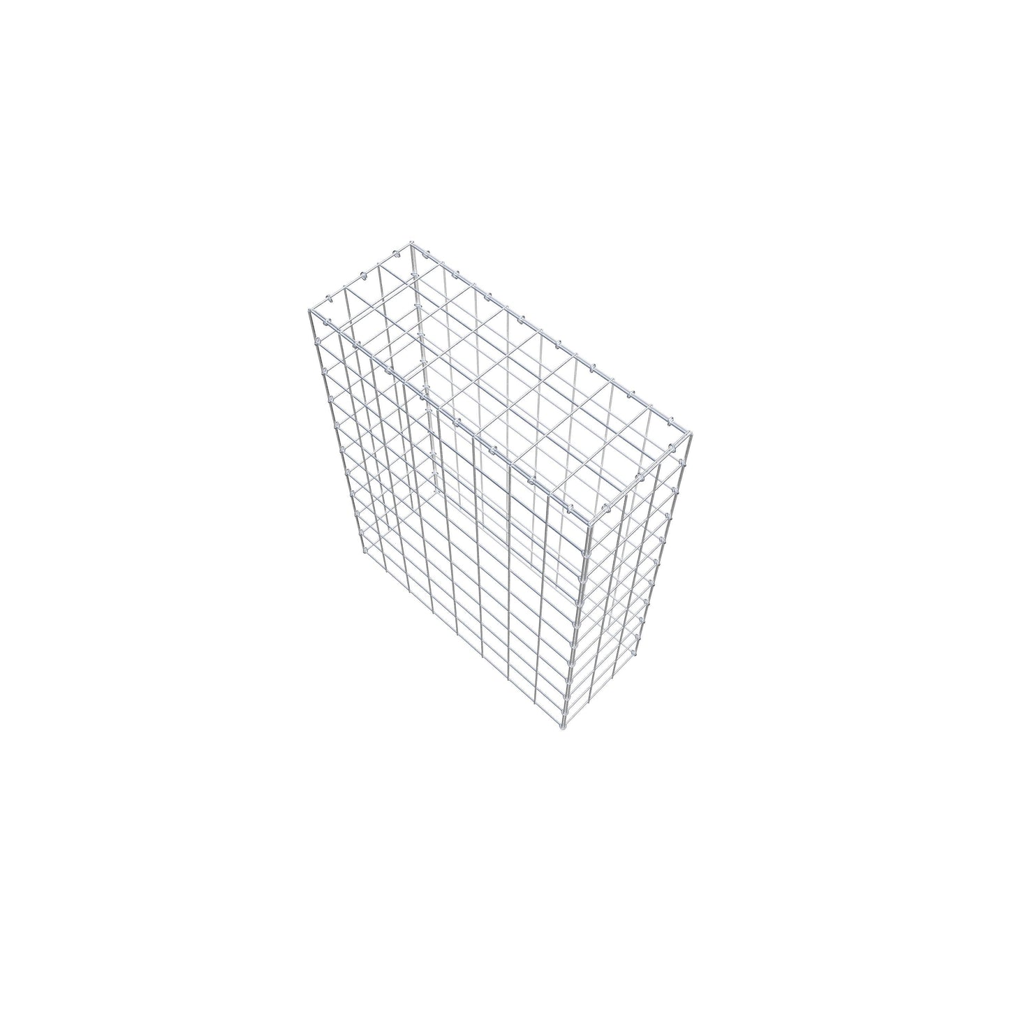 Gabião Tipo 3 100 cm x 80 cm x 30 cm (C x A x P), malhagem 10 cm x 10 cm, anel C