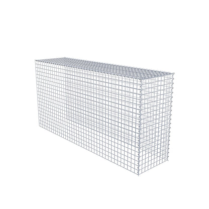 Add-on schanskorf type 4 200 cm x 100 cm x 50 cm (L x H x D), maaswijdte 5 cm x 5 cm, spiraalvormig