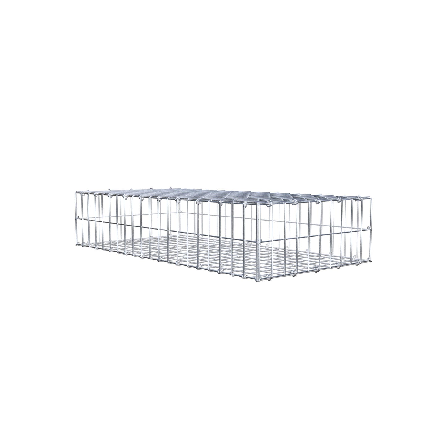 Schanskorf 100 cm x 20 cm x 50 cm (L x H x D), maaswijdte 5 cm x 10 cm, C-ring
