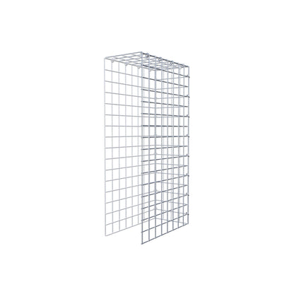 Pila adicional tipo 4 80 cm x 40 cm x 20 cm (L x A x P), malla 5 cm x 5 cm, anillo en C