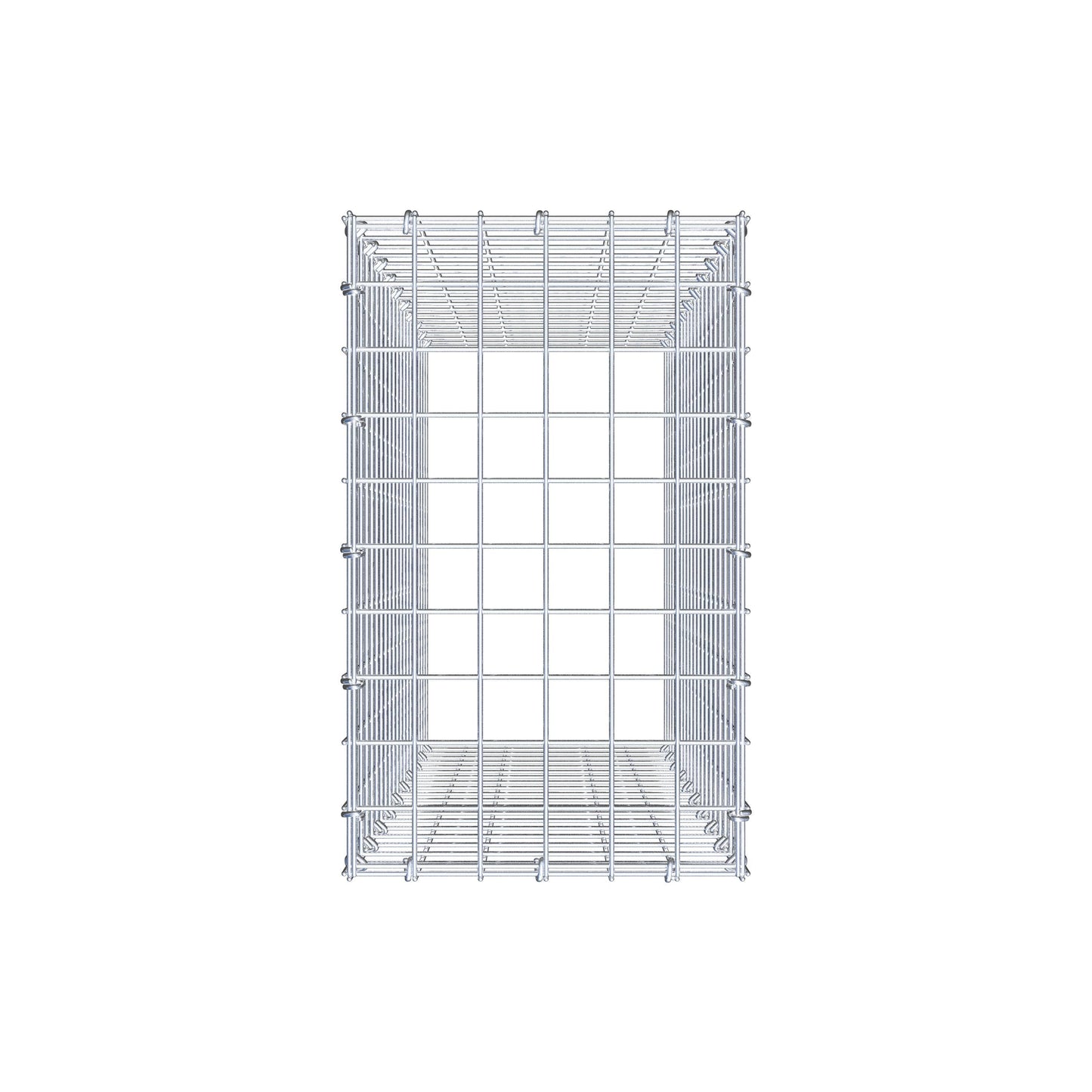 Gabbione aggiuntivo di tipo 3 100 cm x 30 cm x 50 cm (L x H x P), maglia 5 cm x 5 cm, anello a C