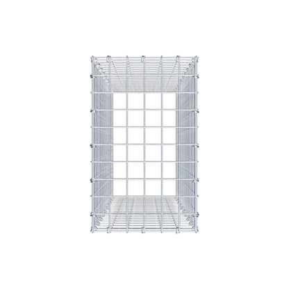Gabbione aggiuntivo di tipo 3 100 cm x 30 cm x 50 cm (L x H x P), maglia 5 cm x 5 cm, anello a C