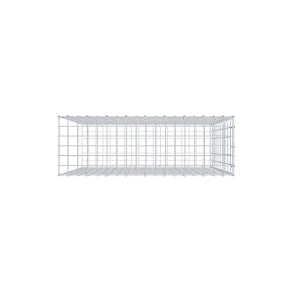 Anbaugabione Typ 2 100 cm x 90 cm x 30 cm, Maschenweite 5 cm x 10 cm, C-Ring