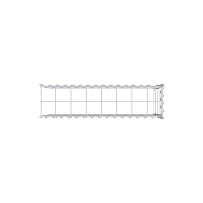 Mounted gabion type 4 80 cm x 40 cm x 20 cm (L x H x D), mesh size 10 cm x 10 cm, spiral
