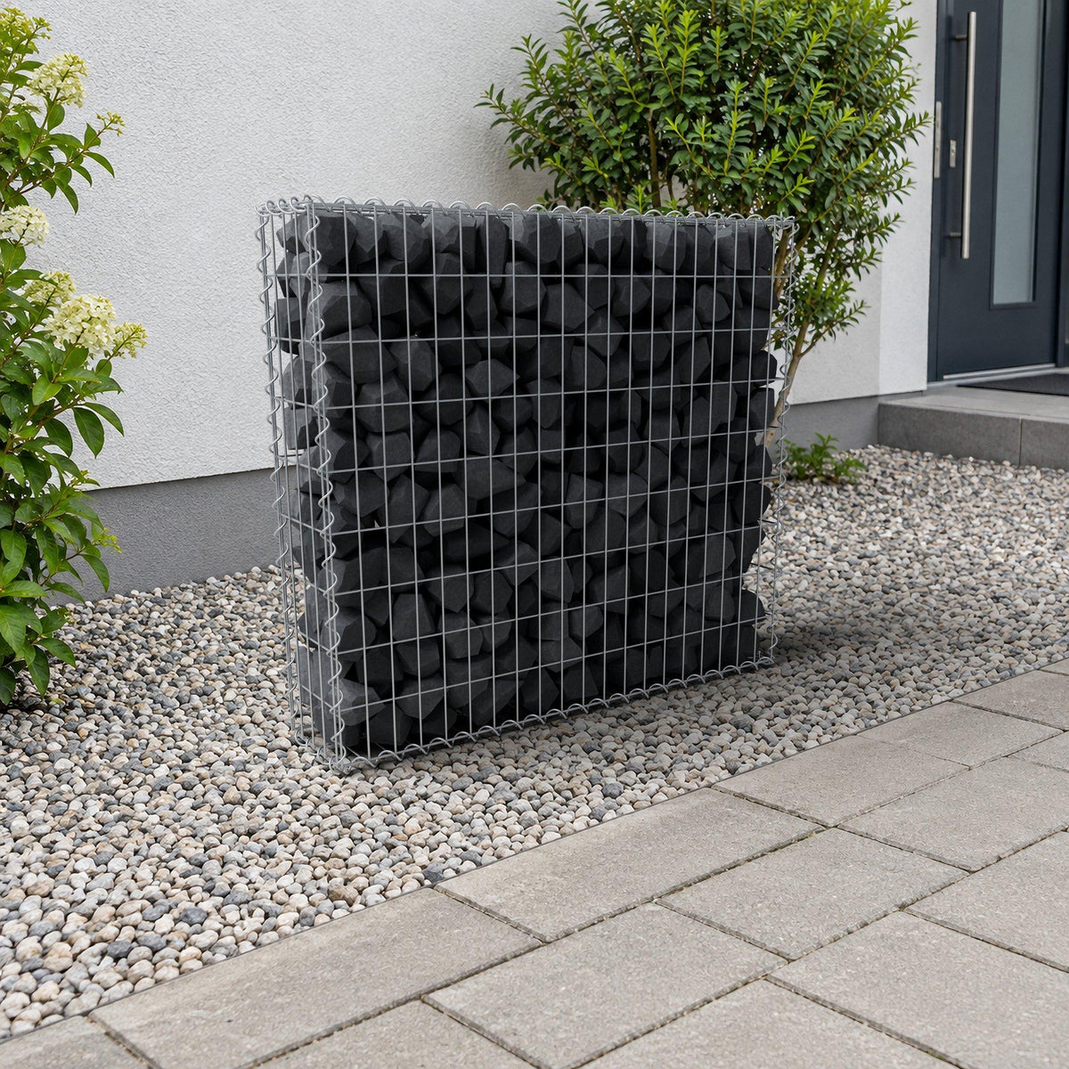 Gabion 100 cm x 90 cm x 20 cm (L x H x D), maskestørrelse 5 cm x 10 cm, spiral