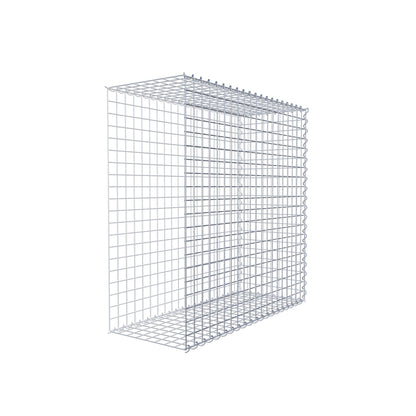 Opvokset gabion type 2 100 cm x 100 cm x 40 cm (L x H x D), maskestørrelse 5 cm x 5 cm, spiral
