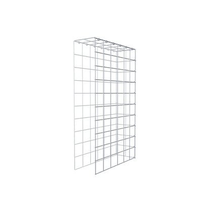 Monteret gabion type 4 100 cm x 60 cm x 20 cm (L x H x D), maskestørrelse 10 cm x 10 cm, C-ring