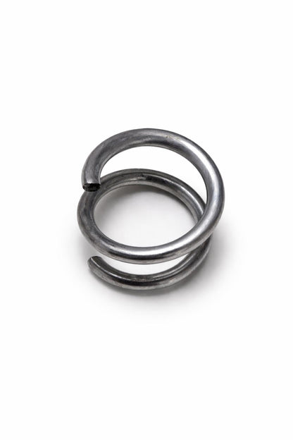 Set of 20 galvanized spiral rings - stable connection for gabions & wire mesh