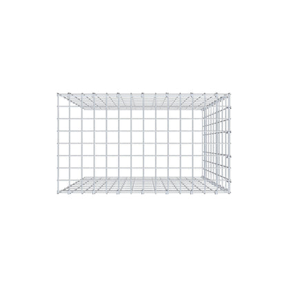 Fourche rapportée type 4 100 cm x 70 cm x 40 cm (L x H x P), mailles 5 cm x 10 cm, anneau en C