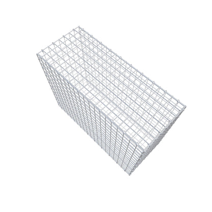 Gabion 100 cm x 80 cm x 40 cm (L x H x D), mesh size 5 cm x 5 cm, C-ring
