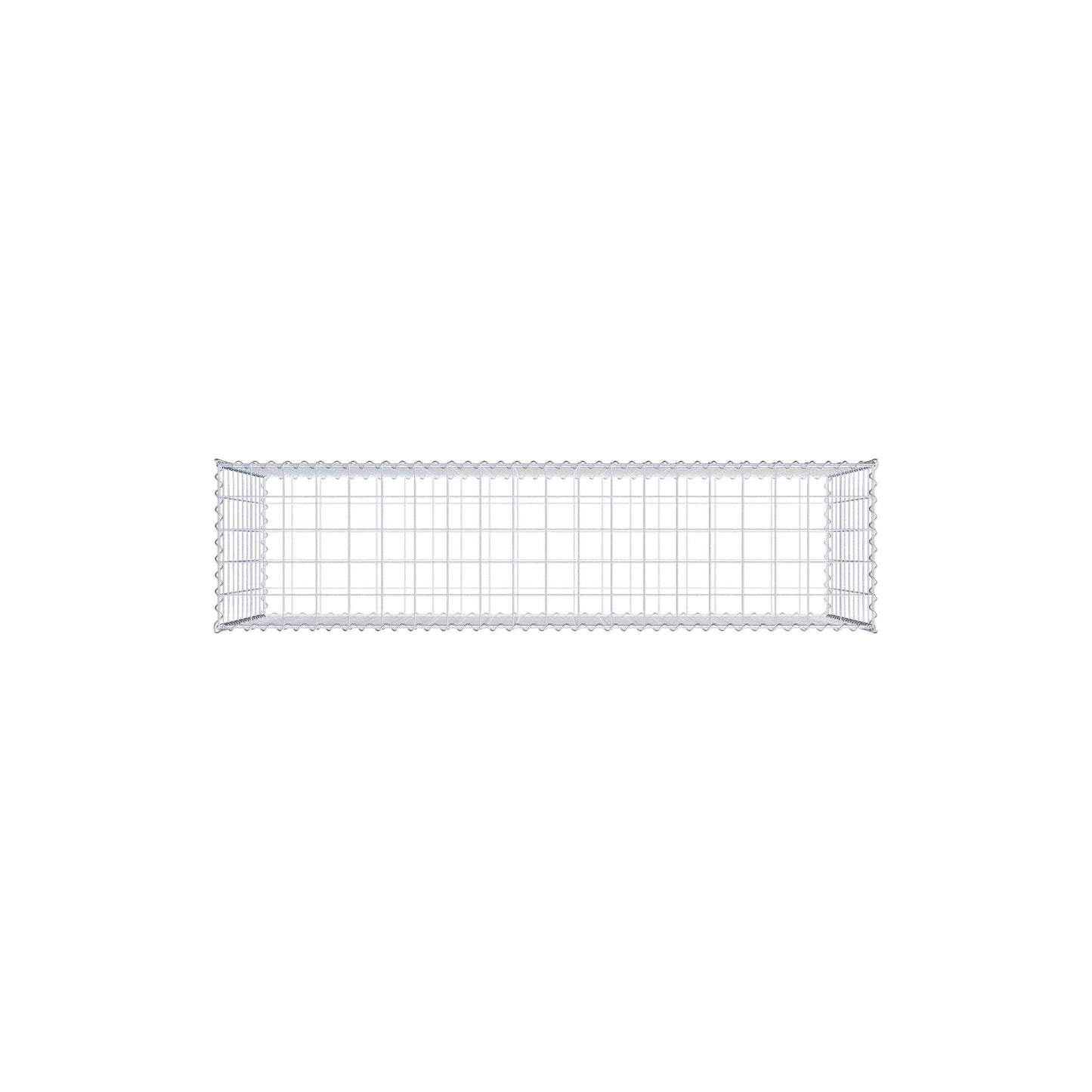 Gabione 200 cm x 100 cm x 50 cm (L x H x T), Maschenweite 10 cm x 10 cm, Spirale