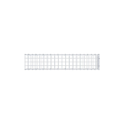 Mounted gabion type 2 100 cm x 20 cm x 20 cm (L x H x D), mesh size 5 cm x 5 cm, C-ring