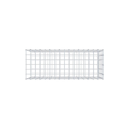 Anbaugabione Typ 2 80 cm x 40 cm x 30 cm, Maschenweite 5 cm x 10 cm, C-Ring