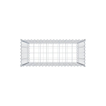 Gabion 100 cm x 100 cm x 40 cm (L x H x D), maskstorlek 10 cm x 10 cm, spiral