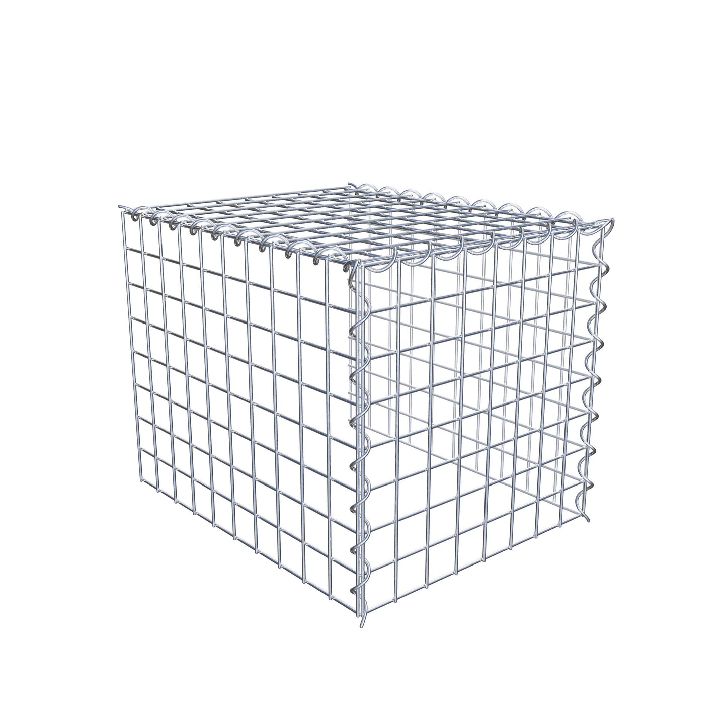 Opvokset gabion type 4 50 cm x 40 cm x 40 cm (L x H x D), maskestørrelse 5 cm x 5 cm, spiral