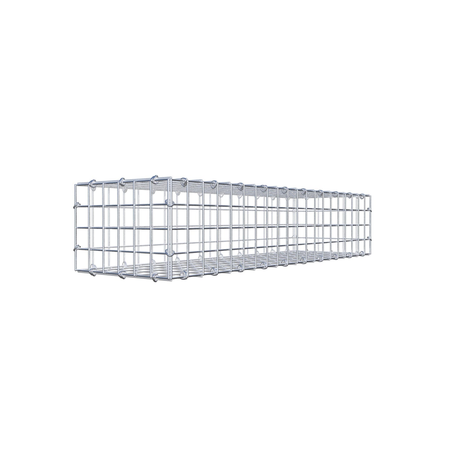 Gabion 100 cm x 20 cm x 30 cm (L x H x D), mesh size 5 cm x 5 cm, C-ring