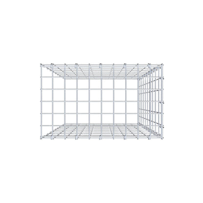 Anbaugabione Typ 4 100 cm x 50 cm x 30 cm (L x H x T), Maschenweite 5 cm x 10 cm, C-Ring