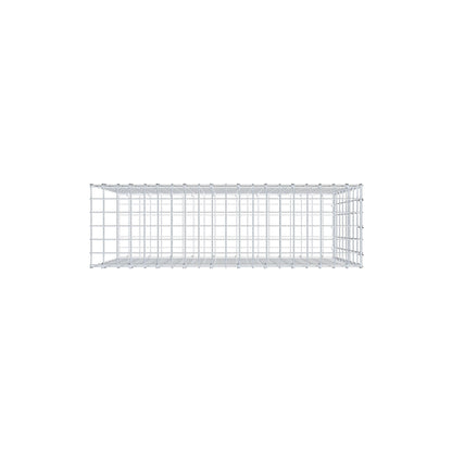 Fourche rapportée type 2 100 cm x 80 cm x 30 cm, mailles 5 cm x 10 cm, anneau en C