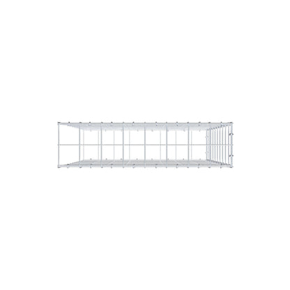 Gabbione aggiuntivo tipo 2 100 cm x 80 cm x 20 cm (L x H x P), maglia 10 cm x 10 cm, anello a C