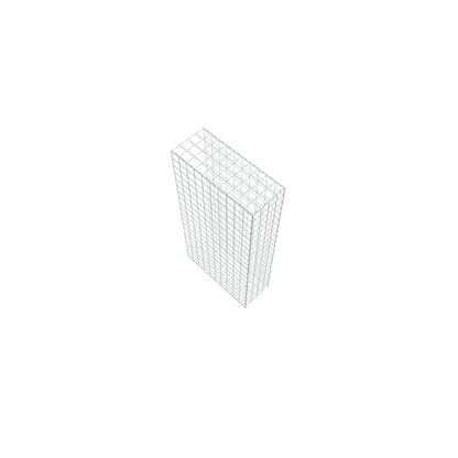 Anbaugabione Typ 2 200 cm x 100 cm x 40 cm (L x H x T), Maschenweite 10 cm x 10 cm, C-Ring