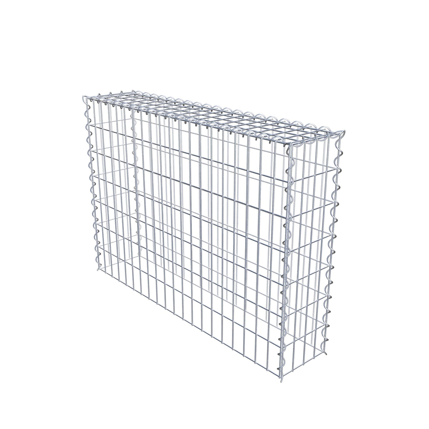 Anbaugabione Typ 3 100 cm x 70 cm x 20 cm (L x H x T), Maschenweite 5 cm x 10 cm, Spirale