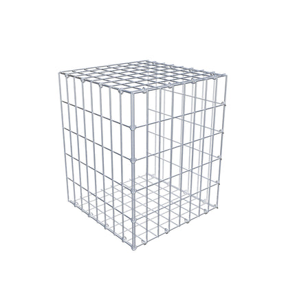 Gabião tipo 2 50 cm x 40 cm x 40 cm, malhagem 5 cm x 10 cm, anel C