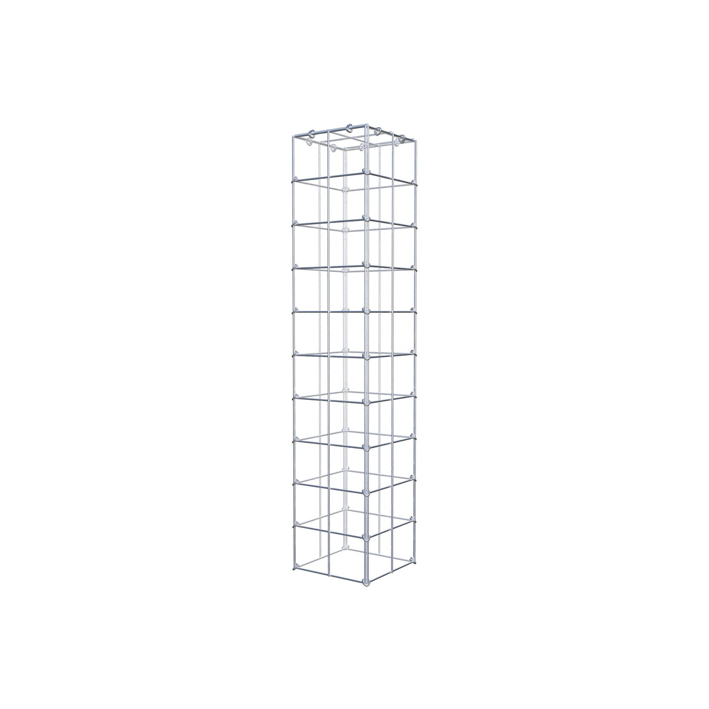 Gabião Tipo 3 100 cm x 20 cm x 20 cm (C x A x P), malhagem 10 cm x 10 cm, anel C