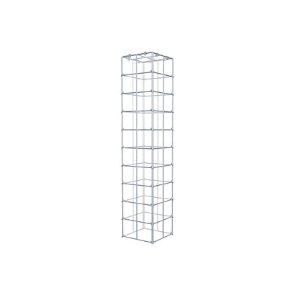 Gabião Tipo 3 100 cm x 20 cm x 20 cm (C x A x P), malhagem 10 cm x 10 cm, anel C