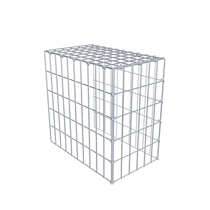 Monteret gabion type 4 50 cm x 50 cm x 30 cm (L x H x D), maskestørrelse 5 cm x 10 cm, C-ring