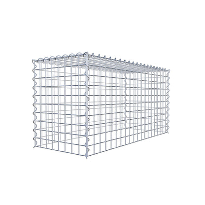 Anbaugabione Typ 3 100 cm x 50 cm x 40 cm (L x H x T), Maschenweite 5 cm x 5 cm, Spirale