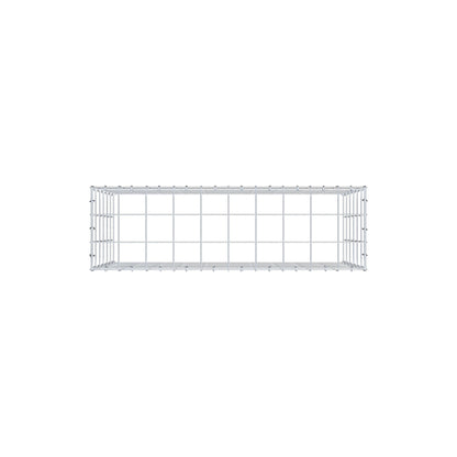 Gabião Tipo 3 100 cm x 60 cm x 30 cm (C x A x P), malhagem 10 cm x 10 cm, anel C