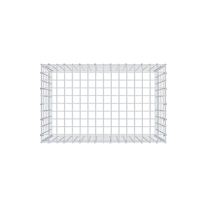 Anbaugabione Typ 3 80 cm x 50 cm x 50 cm (L x H x T), Maschenweite 5 cm x 10 cm, C-Ring