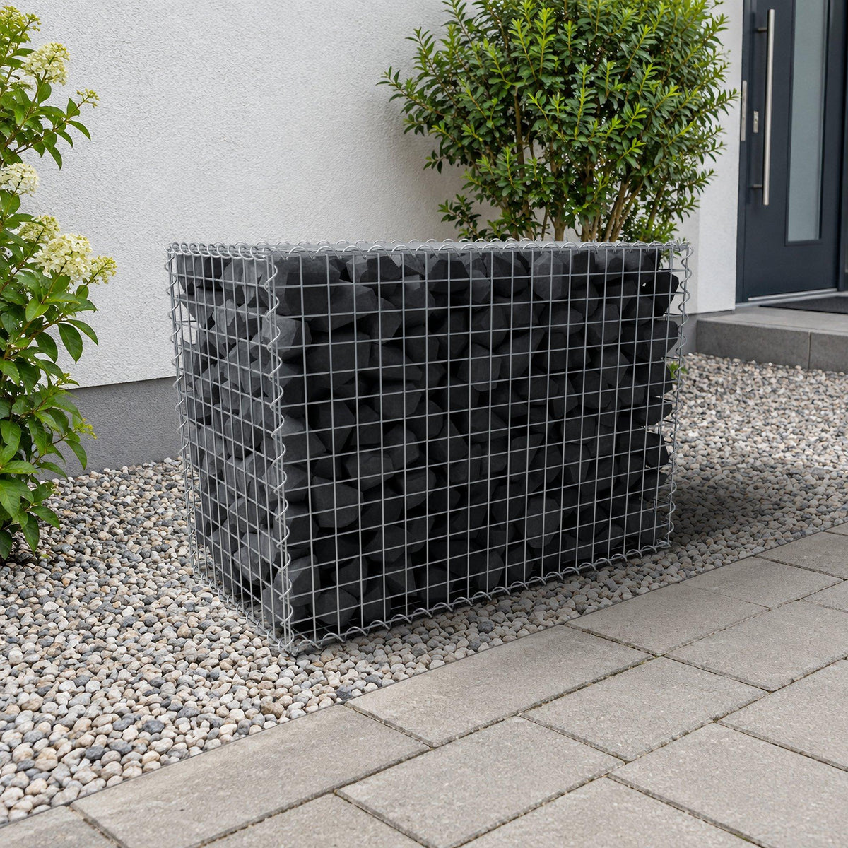 Gabion 100 cm x 70 cm x 50 cm (L x H x D), maskestørrelse 5 cm x 5 cm, spiral