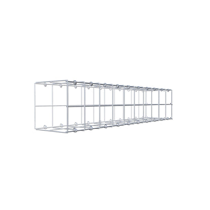 Bevestigbare schanskorf type 2 100 cm x 20 cm x 20 cm (L x H x D), maaswijdte 10 cm x 10 cm, C-ring